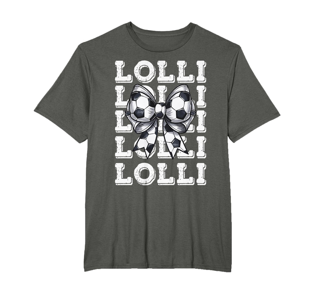 Coquette Soccer Lolli Matching T-Shirt - Aesthetic Graphic for Adults