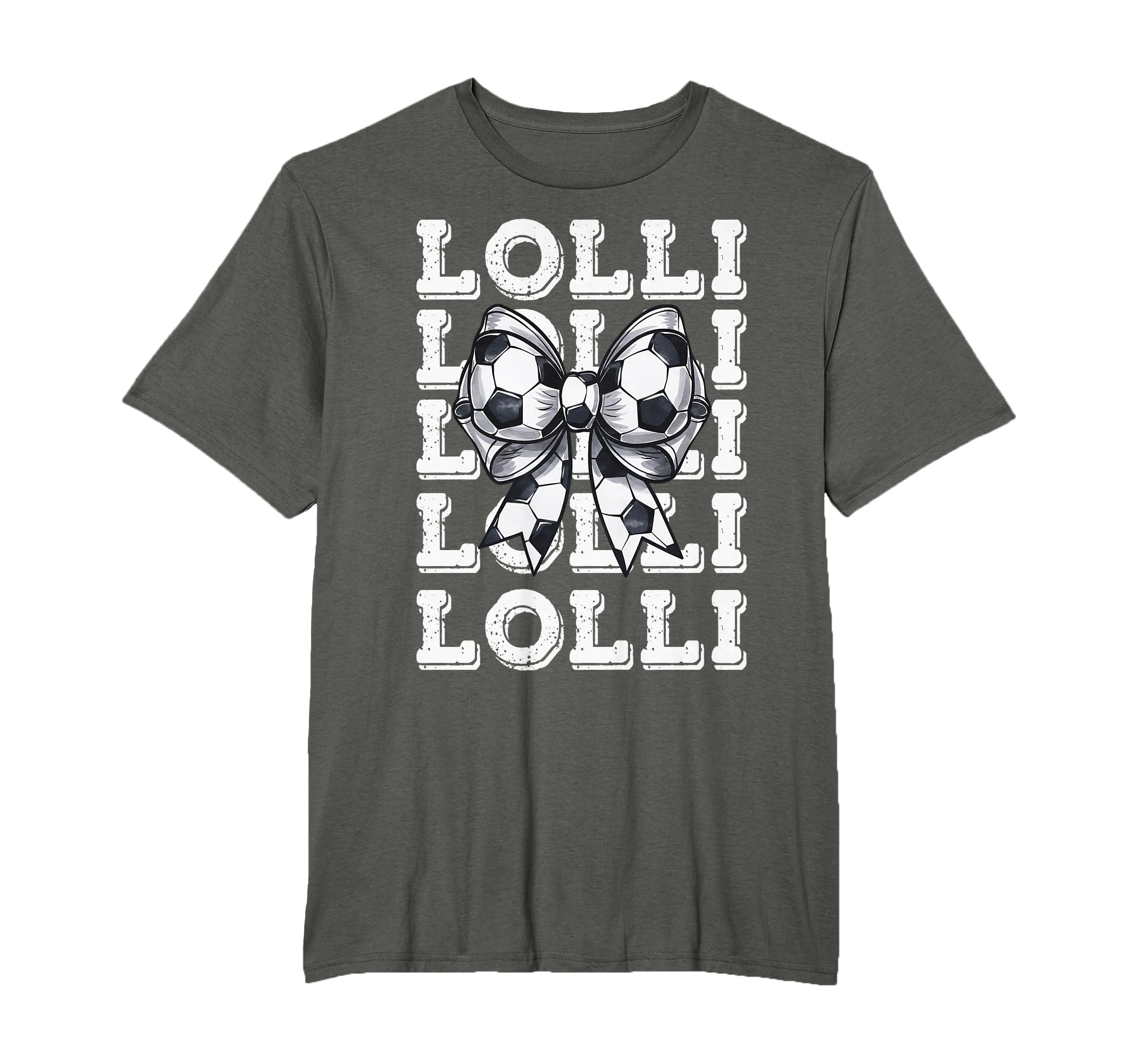 Coquette Soccer Lolli Matching T-Shirt - Aesthetic Graphic for Adults