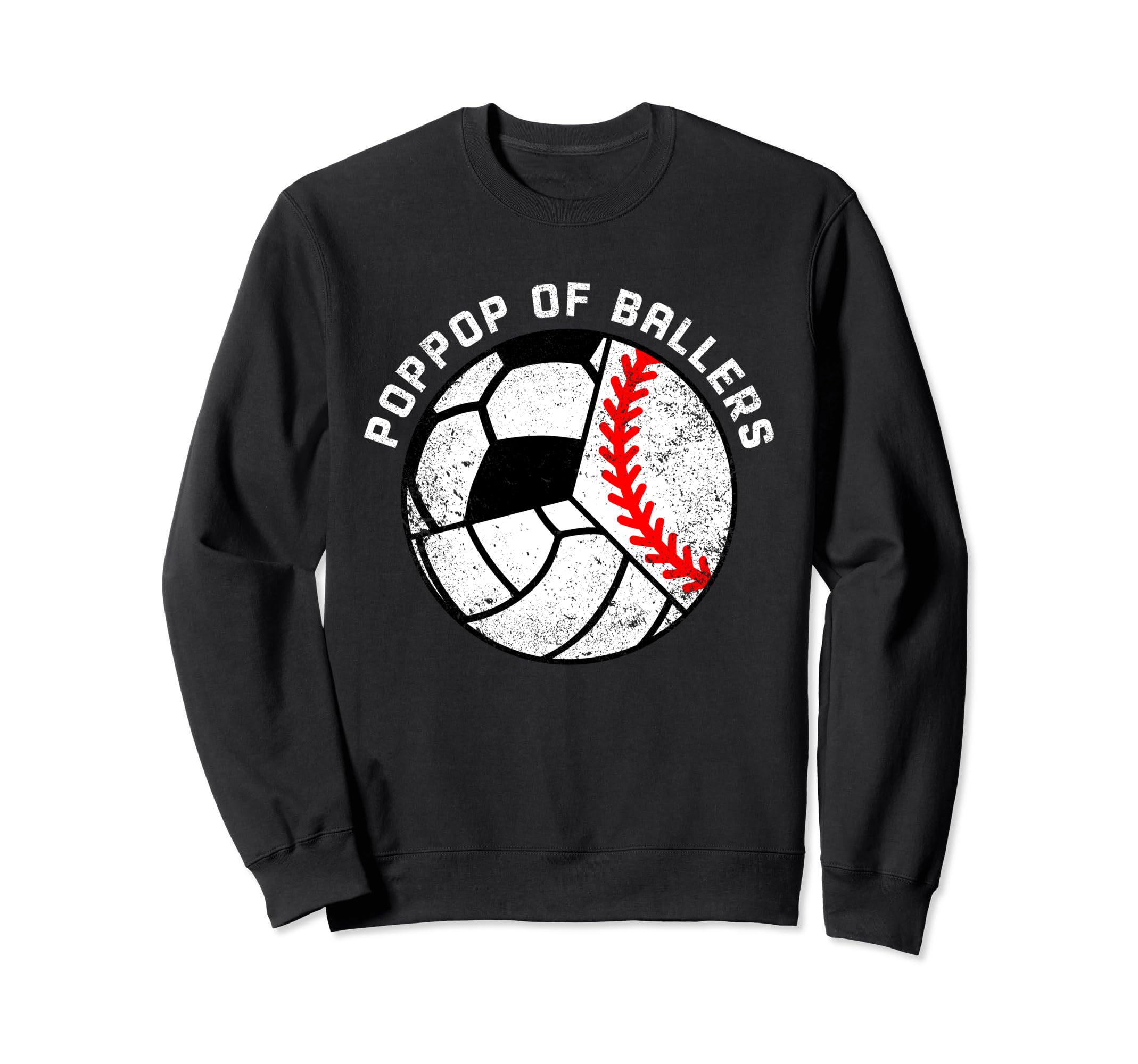 Poppop Ballers Funny Baseball Sweatshirt - Streetwear Style for Adults