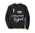 Love My Croatian Boyfriend Matching Sweatshirt - Custom Art Print Unisex
