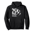 25Th Birthday Soccer Player Football 25 Hoodie - Aesthetic Graphic Unisex