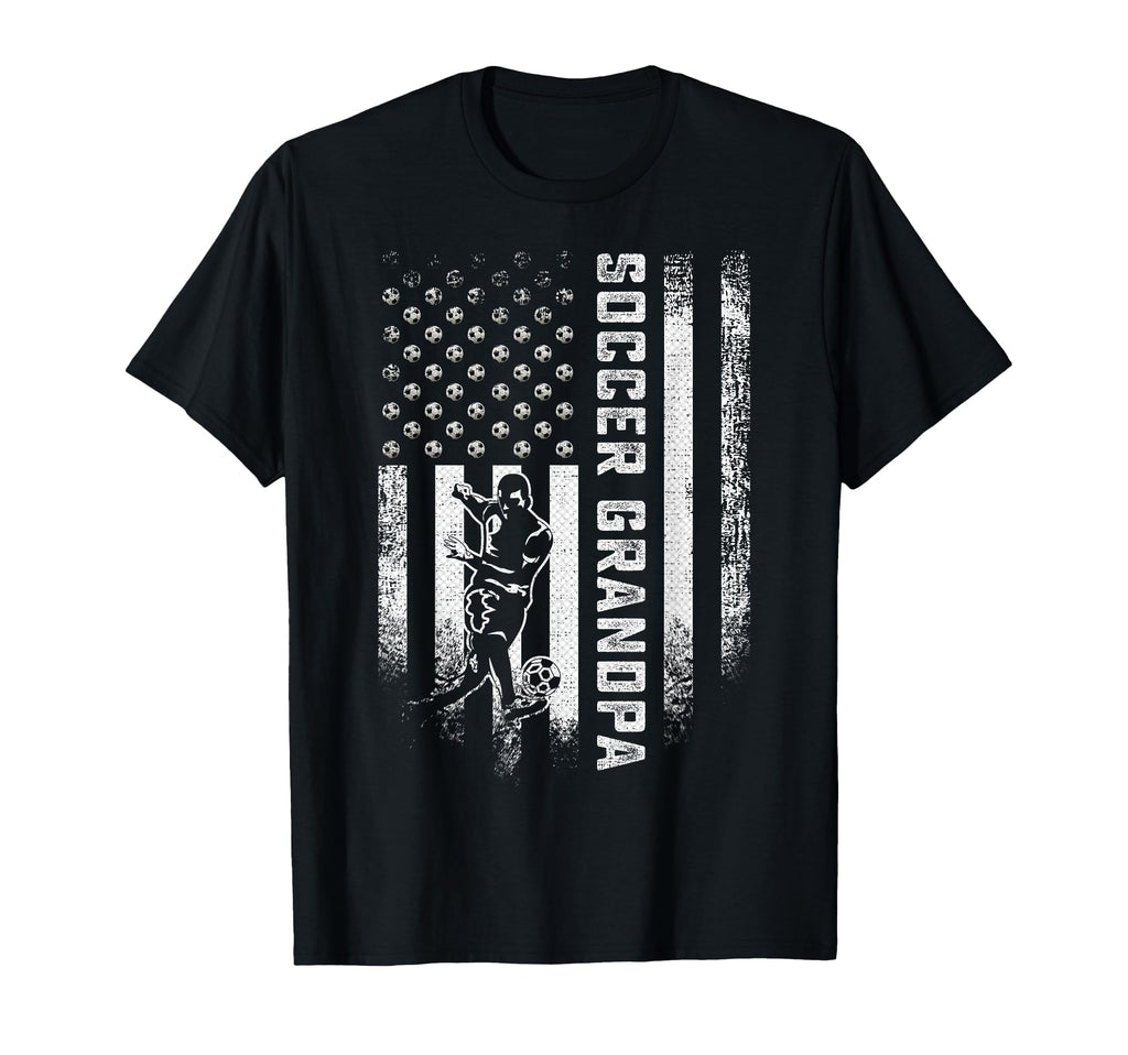 Usa American Flag Proud Soccer T-Shirt - Aesthetic Graphic for Adults