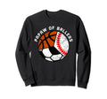 Papaw Ballers Funny Baseball Soccer Sweatshirt - Unique Graphic for Adults