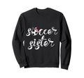 Womens Soccer Player Bandana Ball Sweatshirt - Trendy Graphic Men Women