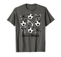Soccer Mama Coquette Bow Soccer Mom T-Shirt - Aesthetic Graphic Men Women