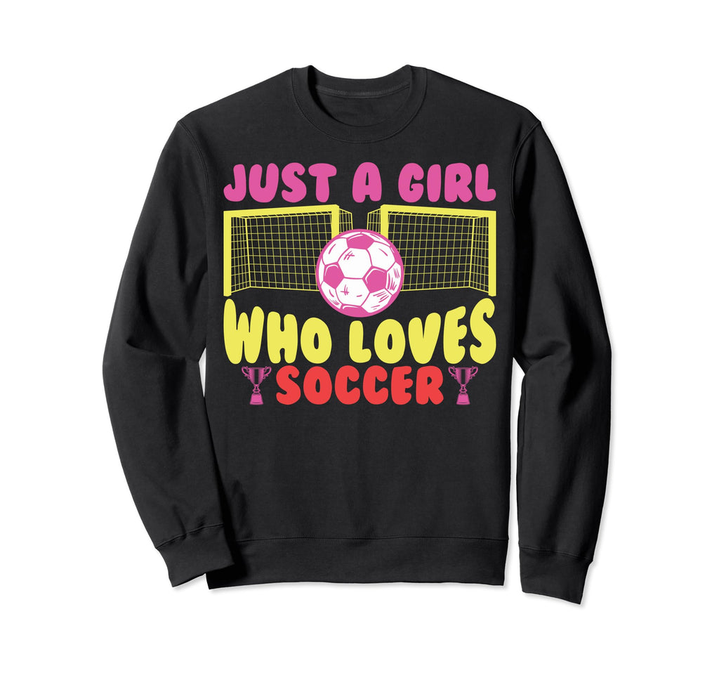 Soccer Lovers Soccer Fans Just Who Loves Sweatshirt - Graphic Print Unisex