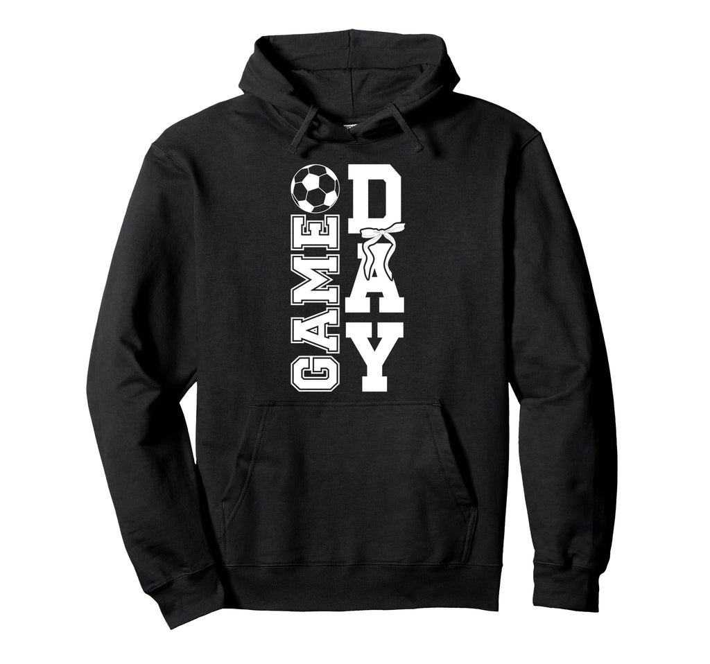 Soccer Game Day Bow Game Day Hoodie - Casual Everyday Wear for Adults