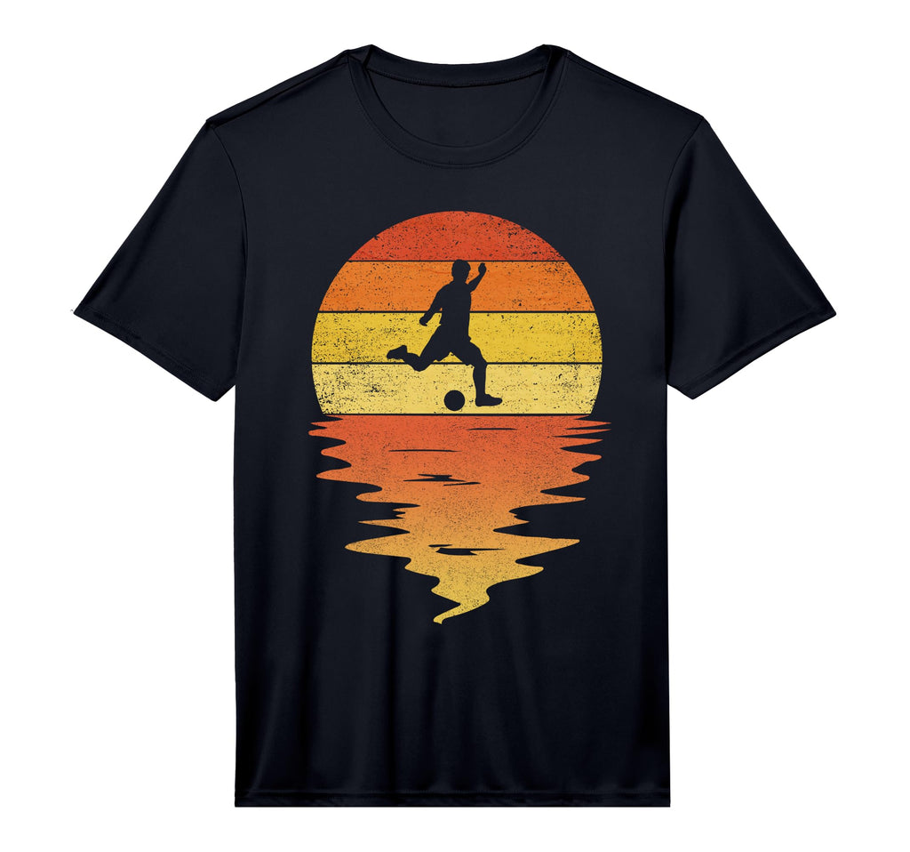 Football Jersey Sunset 70S Soccer T-Shirt - Aesthetic Graphic for Adults