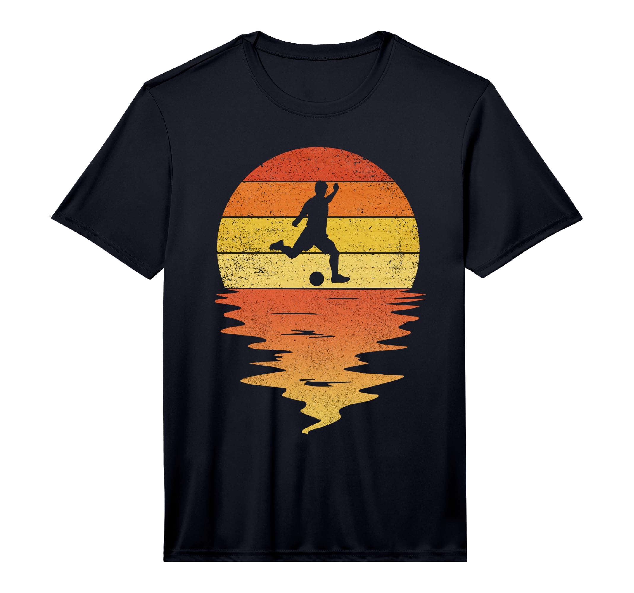 Football Jersey Sunset 70S Soccer T-Shirt - Aesthetic Graphic for Adults