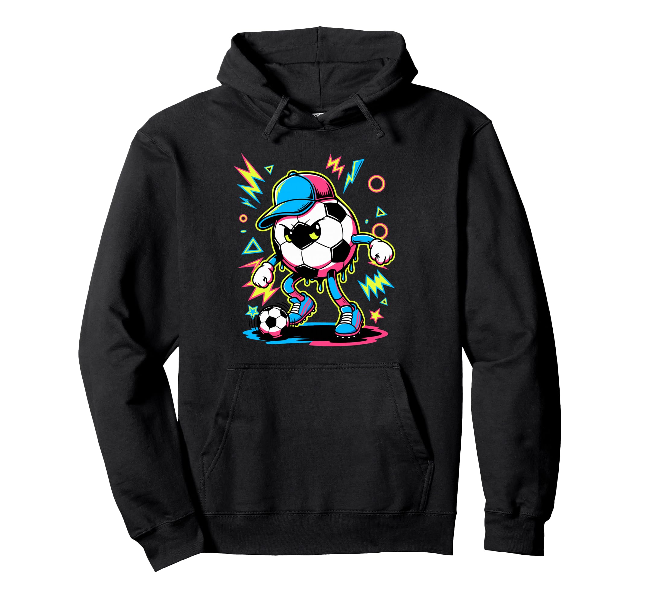 Arcade Soccer Ball Hoodie - Trendy Graphic Unisex