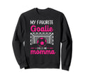 My Favorite Goalie Calls Me Momma Sweatshirt - Fun Novelty Design Unisex