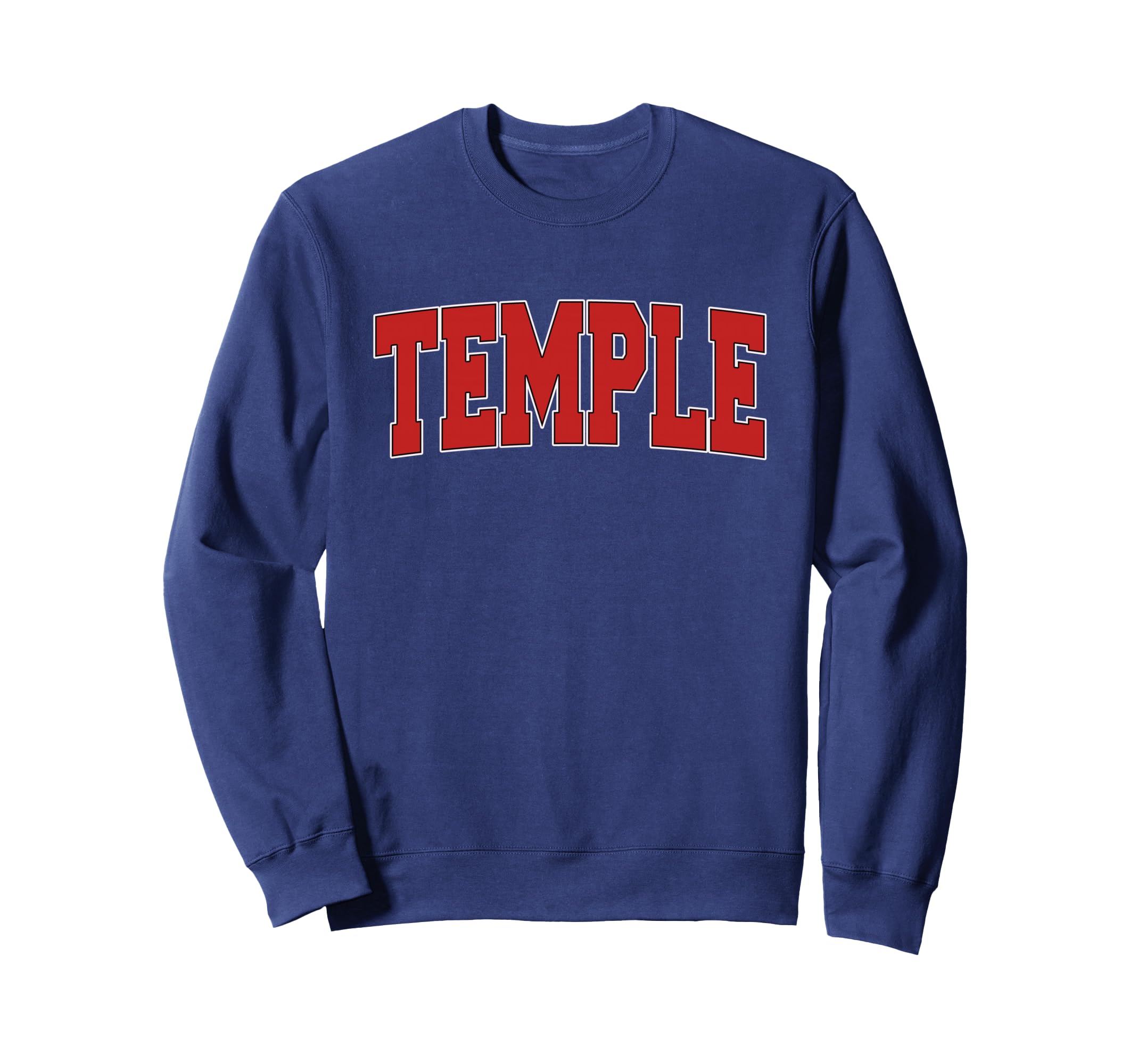 Temple Tx Texas Varsity Usa Sweatshirt - Fun Novelty Design for Adults