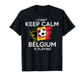 Belgium Football Fan Soccer Game Player T-Shirt - Trendy Graphic Unisex