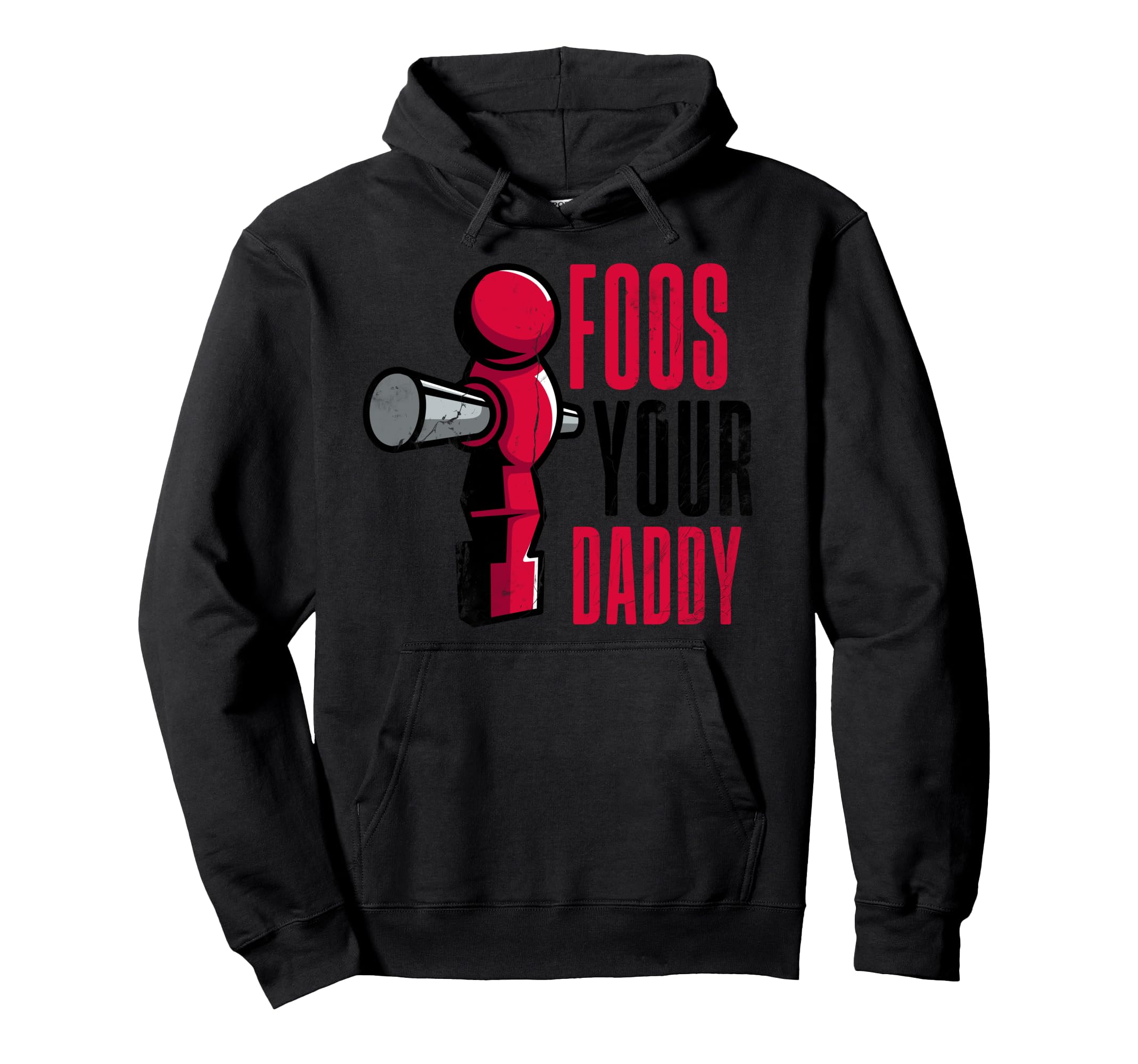 Funny Foosball Table Soccer Hoodie - Minimalist Print Unisex