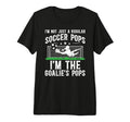 Mens Im Soccer Goalie Pops Soccer T-Shirt - Custom Art Print for Adults