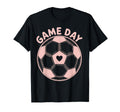 Womens Soccer Game Day Ladies Heart T-Shirt - Streetwear Style Men Women