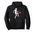 Soccer Valentines Day Heart Love Hoodie - Aesthetic Graphic for Adults