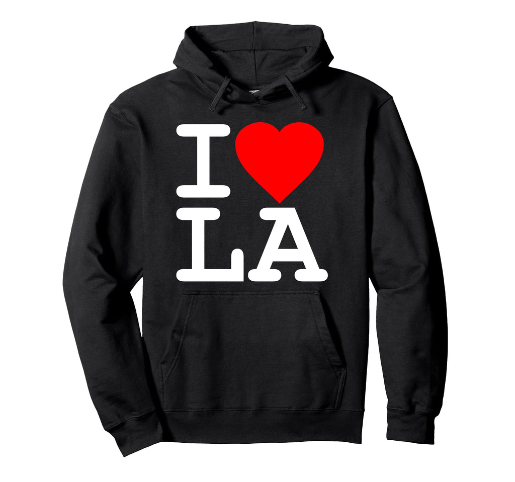 I Love La Los Angeles Hoodie - Fun Novelty Design Unisex
