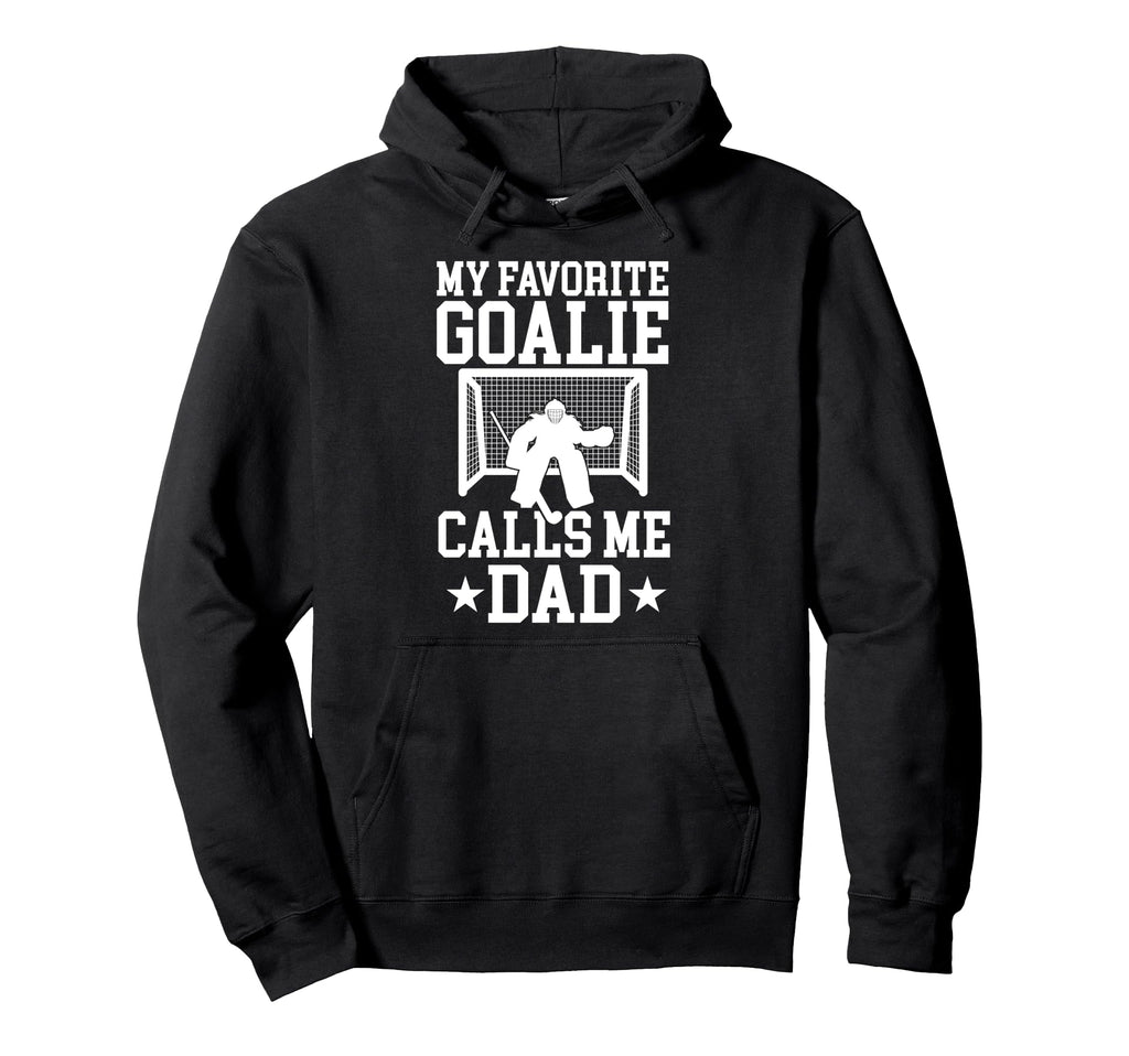 Proud Field Hockey Goalie Dad Field Hoodie - Streetwear Style for Adults