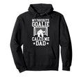 Proud Field Hockey Goalie Dad Field Hoodie - Streetwear Style for Adults