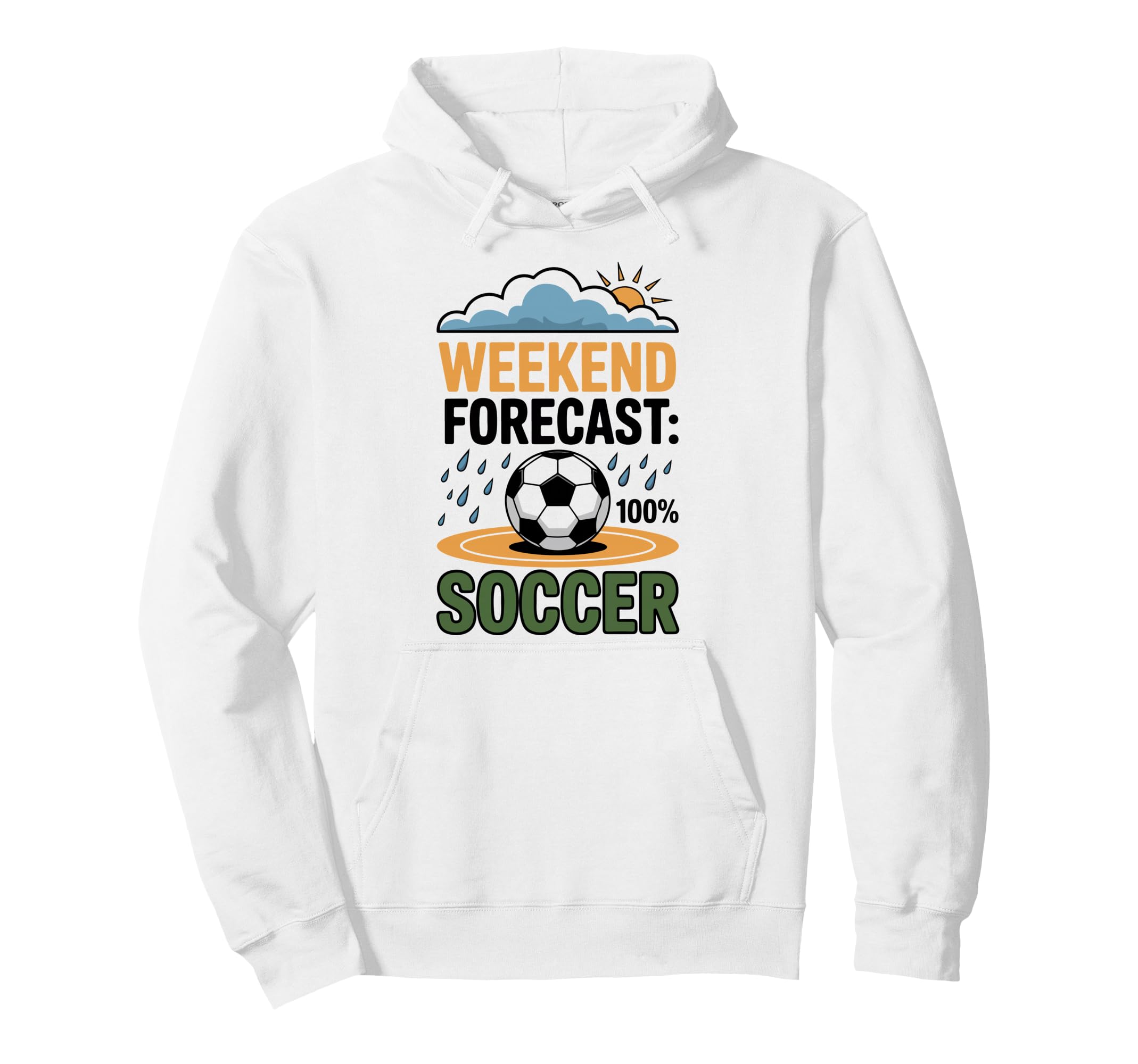 Soccer Fan Training Soccer Practice Hoodie - Graphic Print Men Women