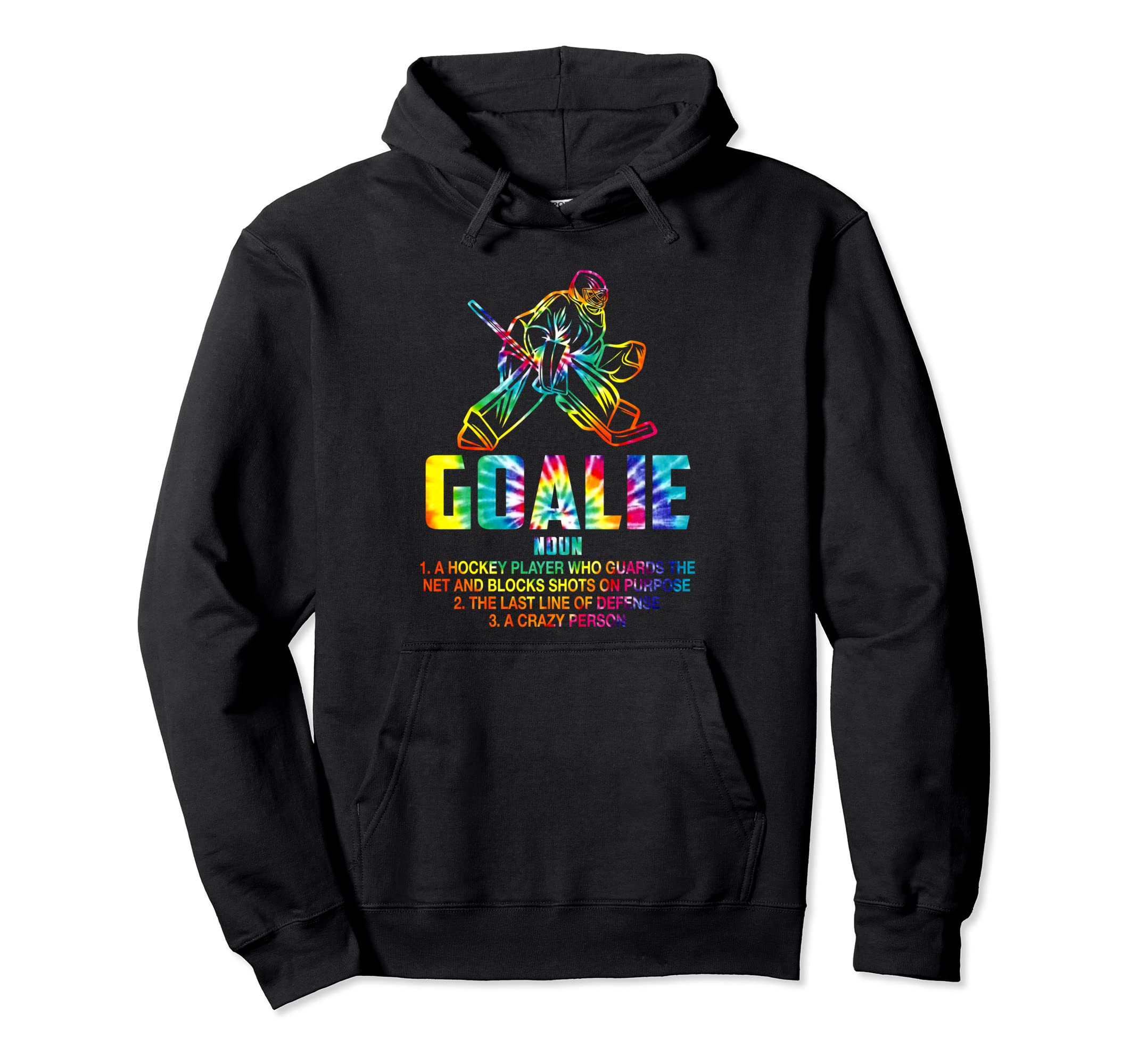 Hockey Goalie Definition Funny Soccer Hoodie - Streetwear Style for Adults