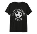 Saint Petersburg Soccer Distressed 90S T-Shirt - Graphic Print Men Women