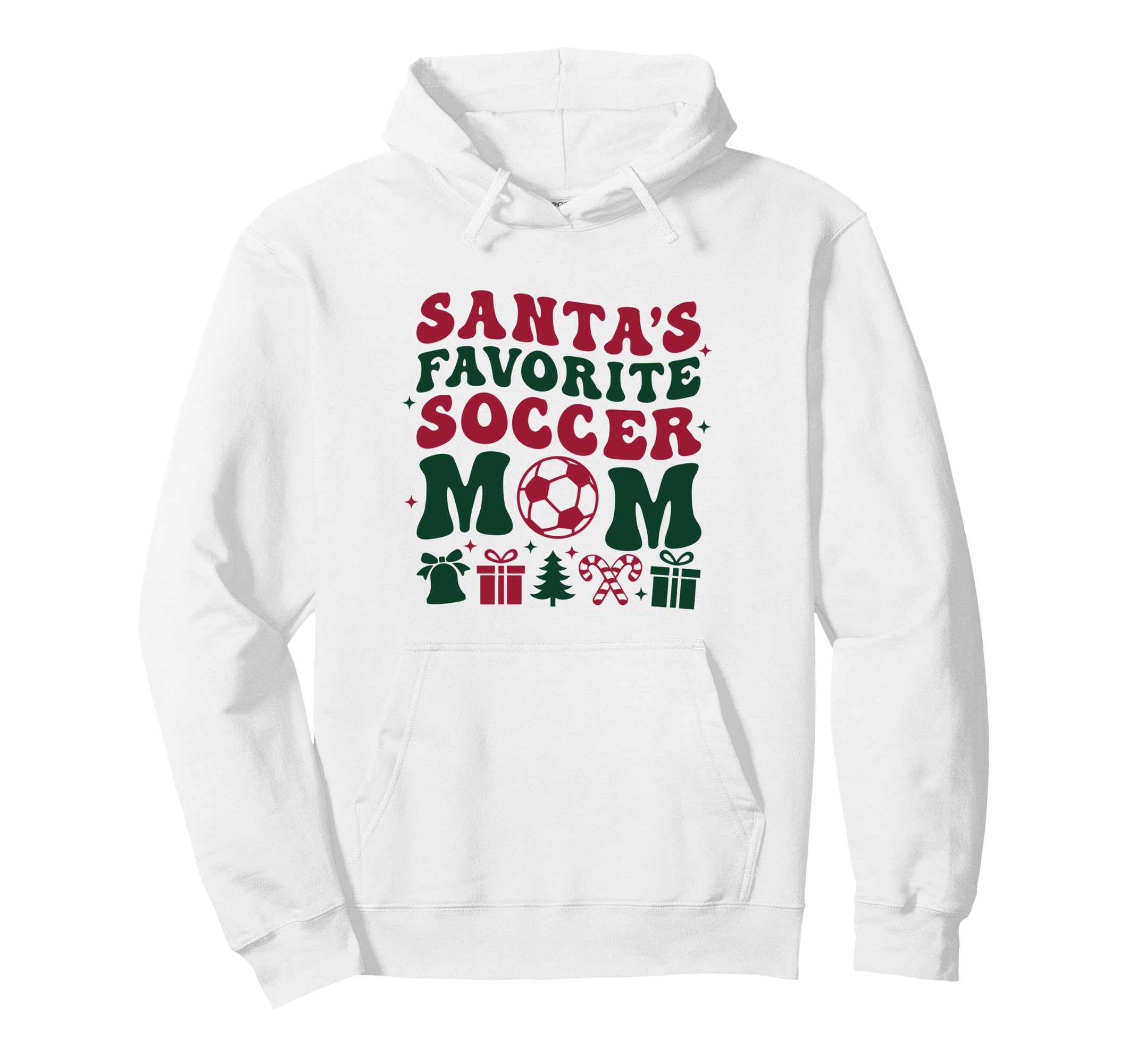 Soccer Mom Festive Holidays Sports Hoodie - Custom Art Print Men Women