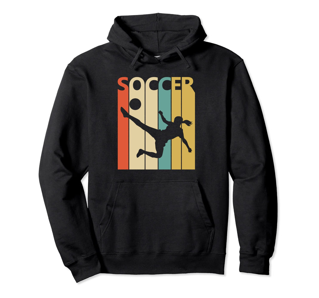1980S Soccer Hoodie - Unique Graphic Unisex