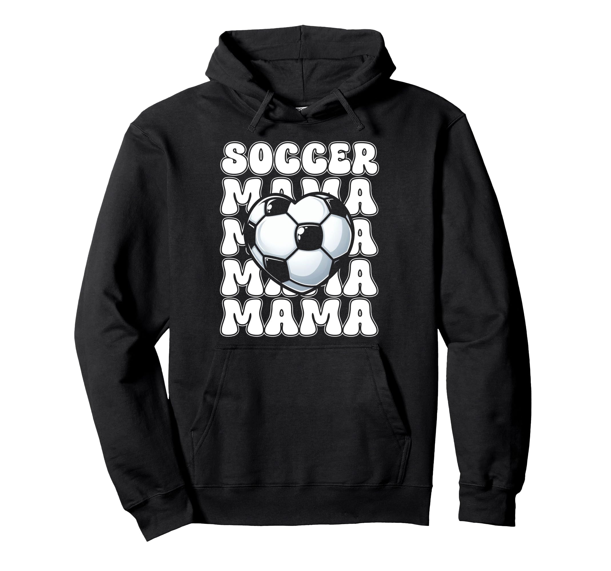 Soccer Mom Football Mama Soccer Season Hoodie - Graphic Print Men Women