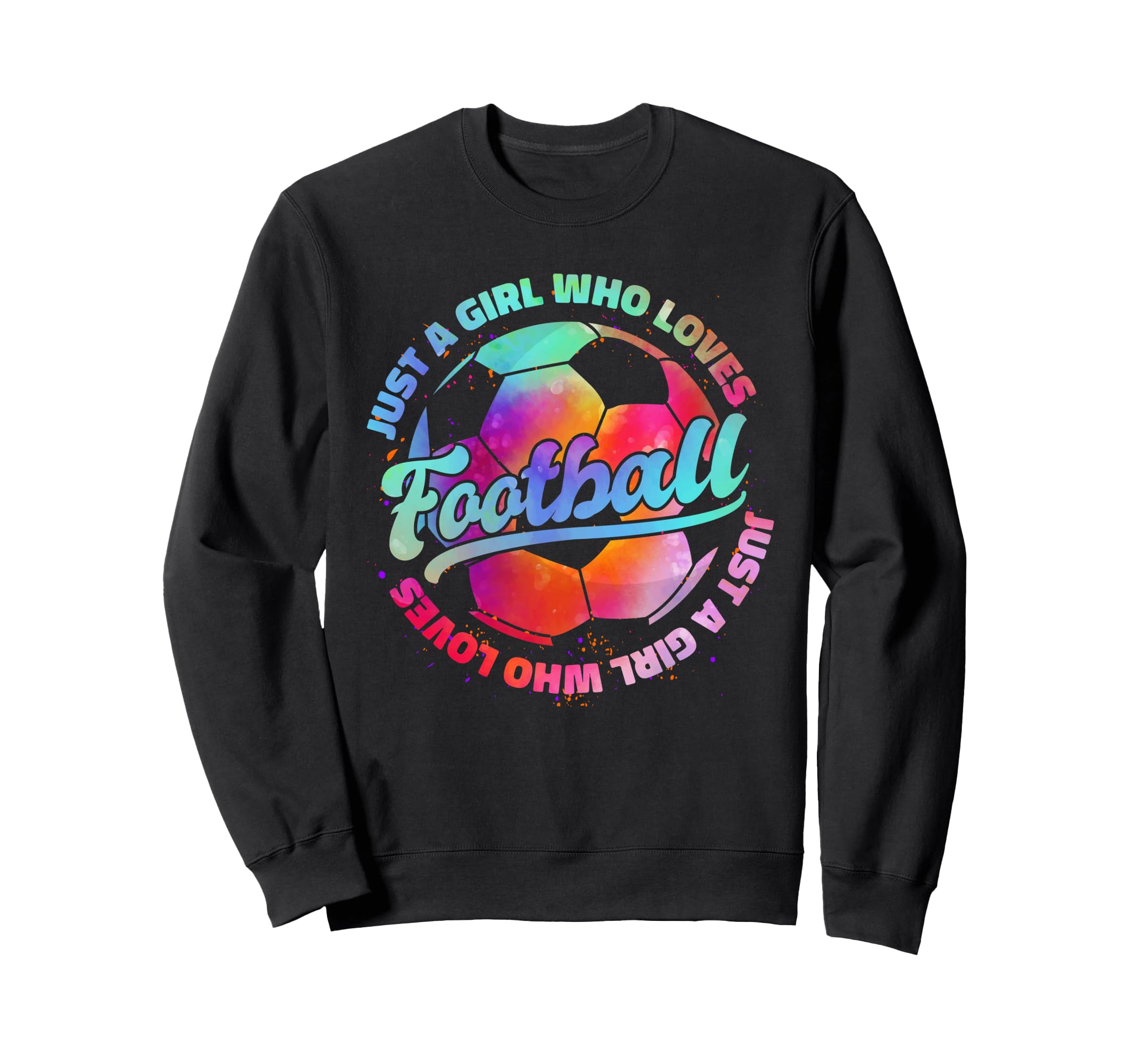 Just Who Loves Football Player Sweatshirt - Streetwear Style Men Women