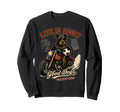 Patterdale Terrier Motorbike Love Sweatshirt - Novelty Apparel Unisex