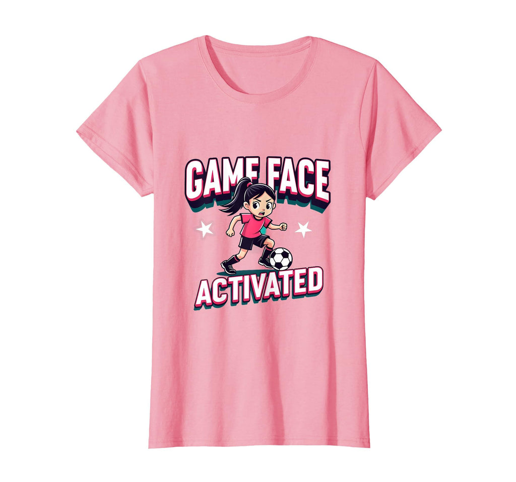 Game Face Activated Soccer T-Shirt - Unique Graphic for Adults