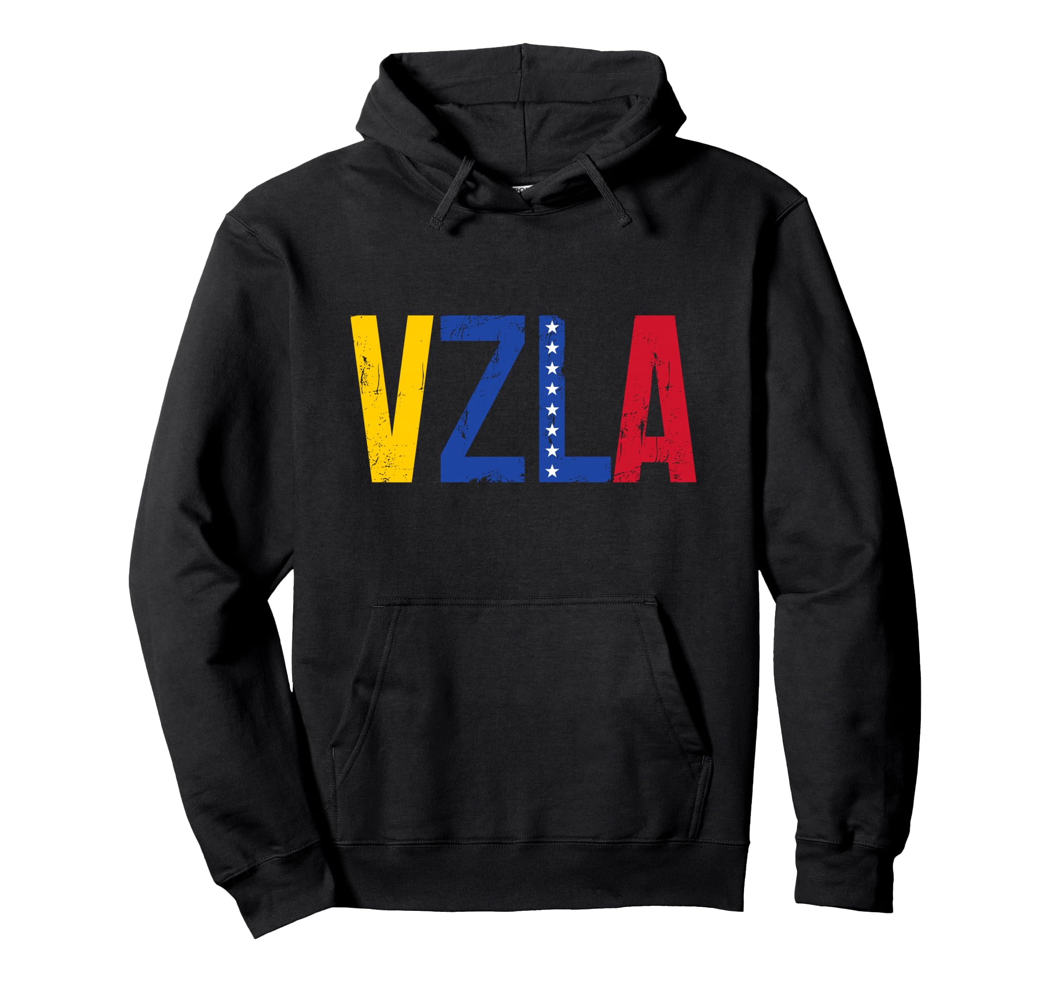 Venezuela Vzla Pride Venezuelan Flag Hoodie - Minimalist Print for Adults
