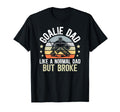 Hockey Goalie Dad Definition Dad T-Shirt - Casual Everyday Wear Men Women