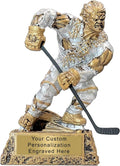 Monster Hockey Trophy - 6.50 inch Action Hockey Trophy with Custom Plate