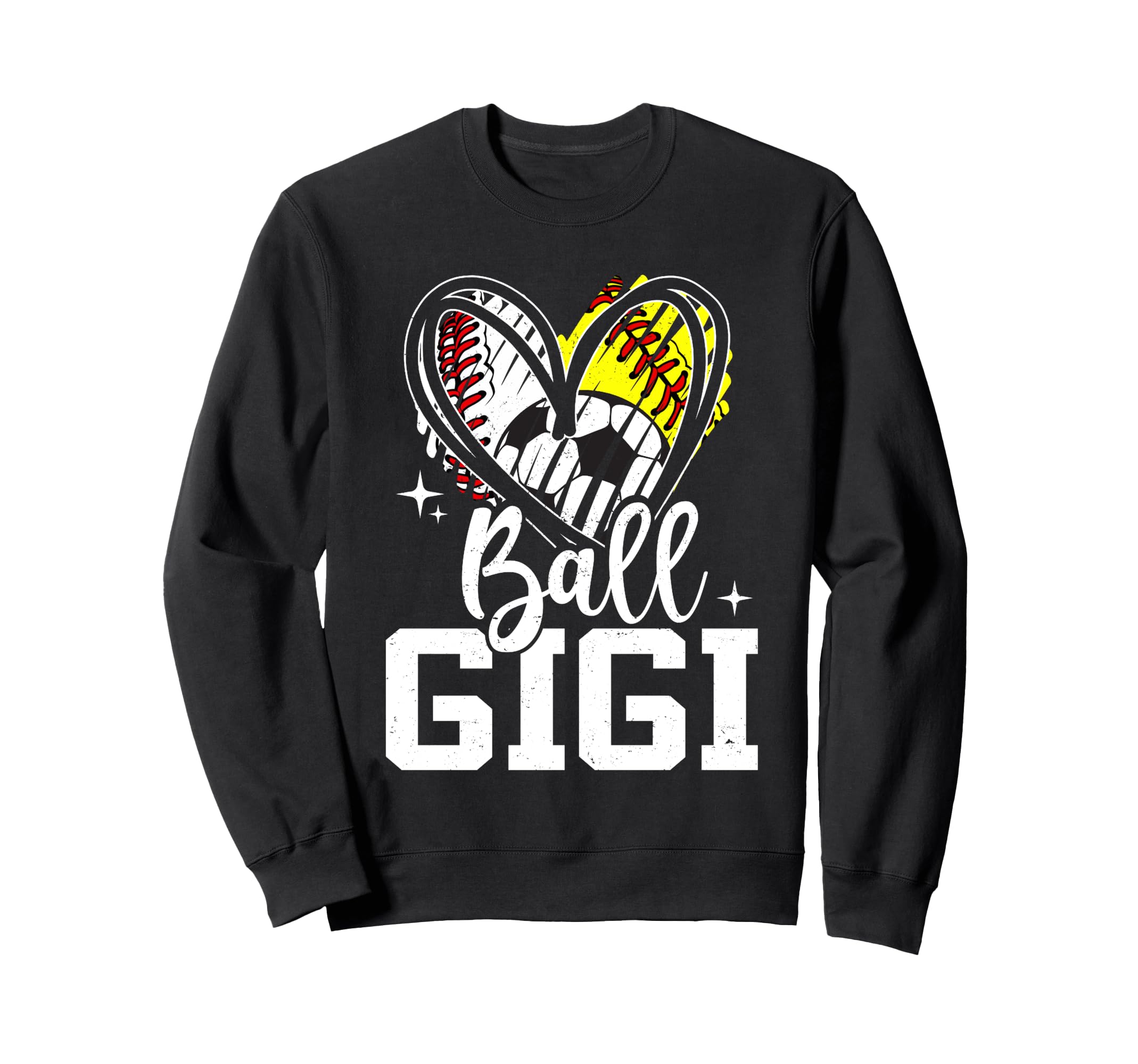 Ball Gigi Baseball Softball Sweatshirt - Casual Everyday Wear Unisex