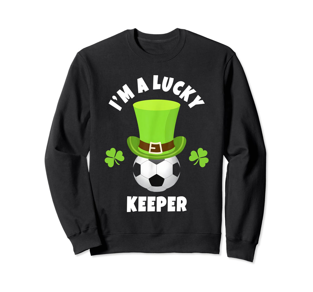 Goalkeeper St Patricks Day Novelties Hoodie - Casual Everyday Wear Unisex