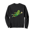 Pickles Funny Soccer Goalie Cartoon Sweatshirt - Unique Graphic Men Women