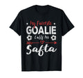 My Favorite Goalie Calls Me Safta T-Shirt - Aesthetic Graphic for Adults