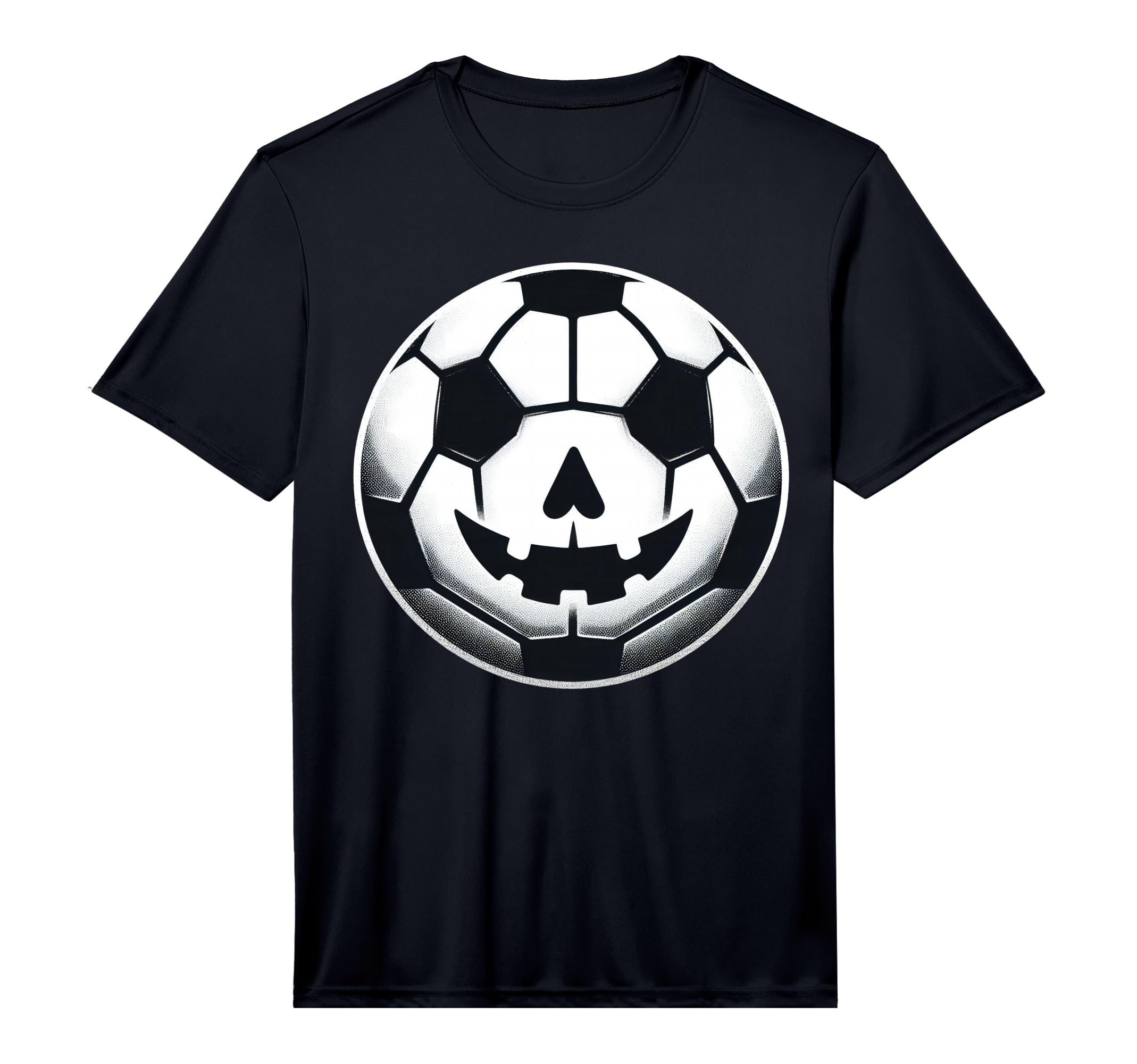Halloween Jack O Lantern Soccer T-Shirt - Casual Everyday Wear Unisex