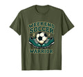 Weekend Soccer Warrior T-Shirt - Graphic Print for Adults