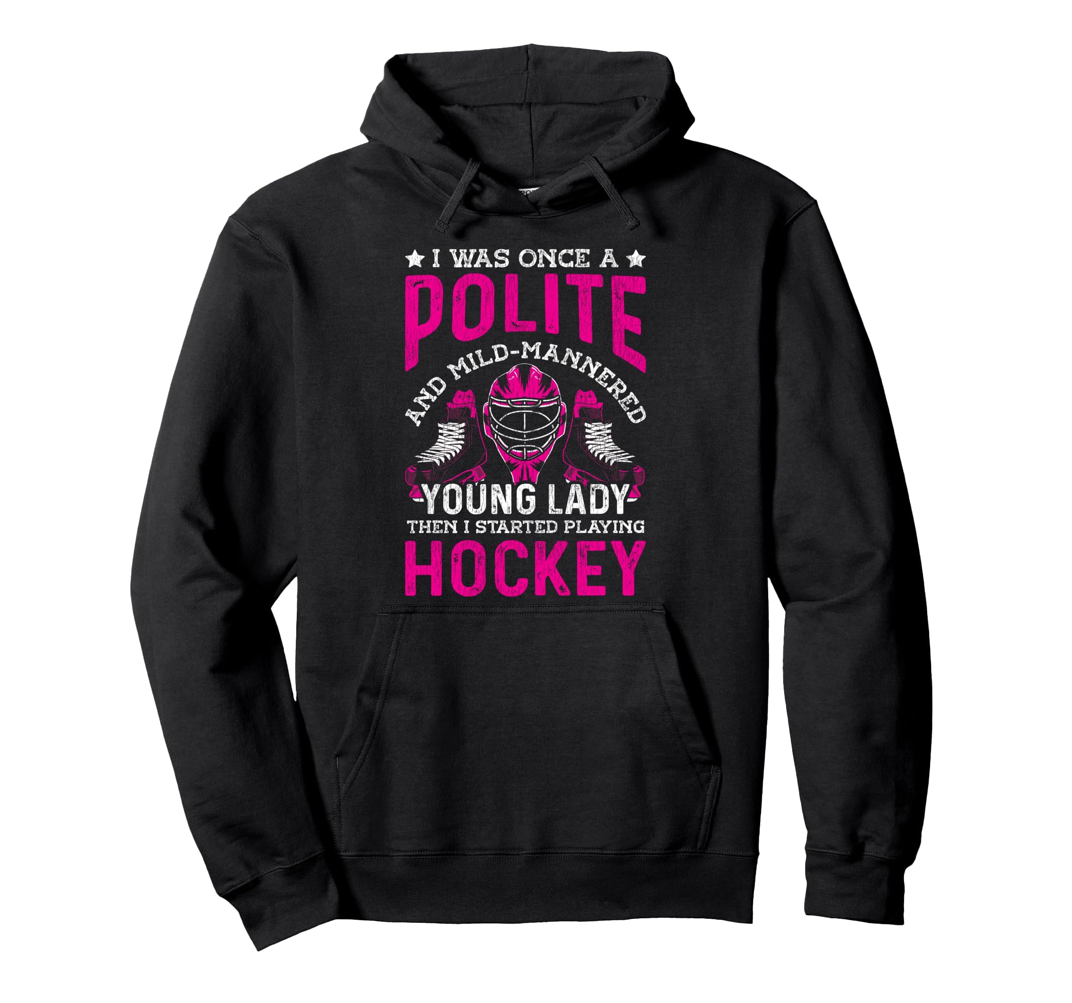Ice Hockey Goalie Goalkeeper I Was Once Hoodie - Graphic Print Men Women