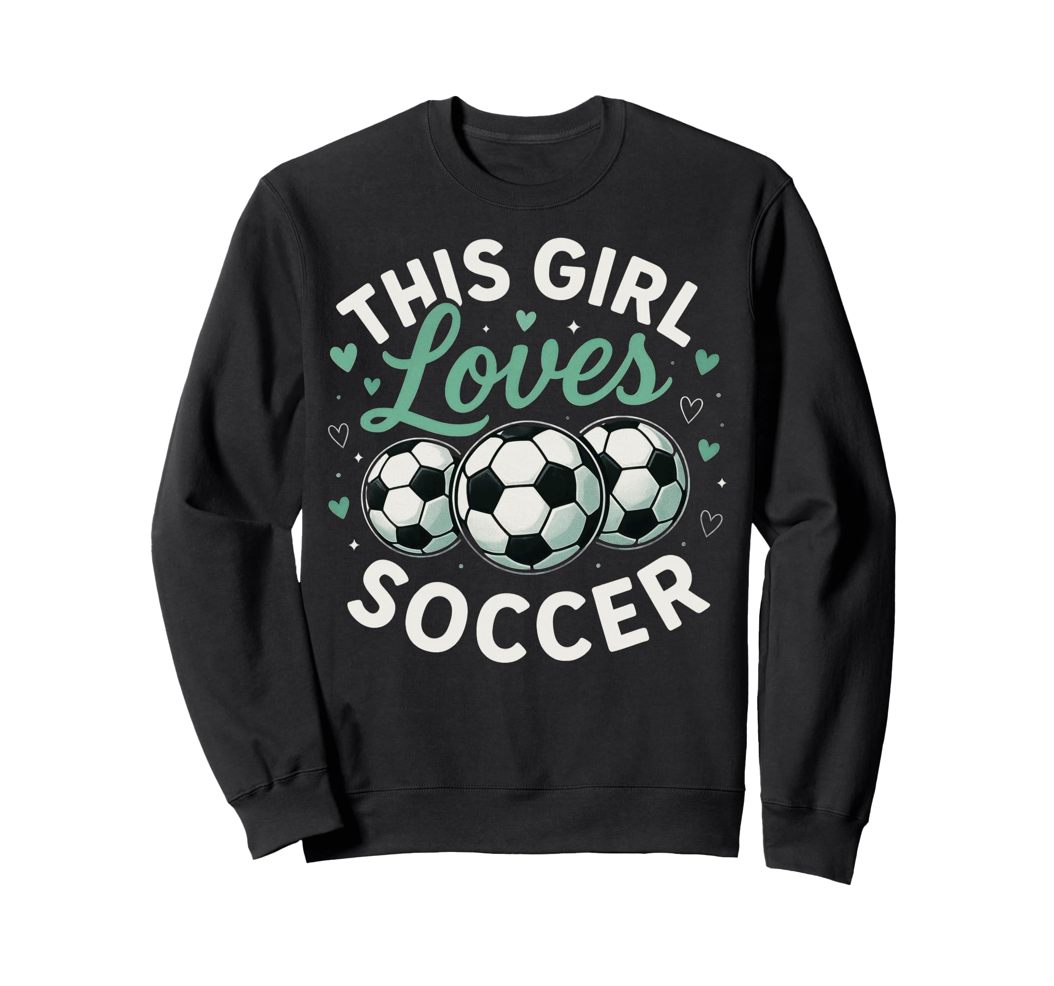 This Loves Soccer Sweatshirt - Fun Novelty Design Men Women