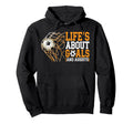 Life Is About Goals Assists Funny Hoodie - Novelty Apparel Men Women