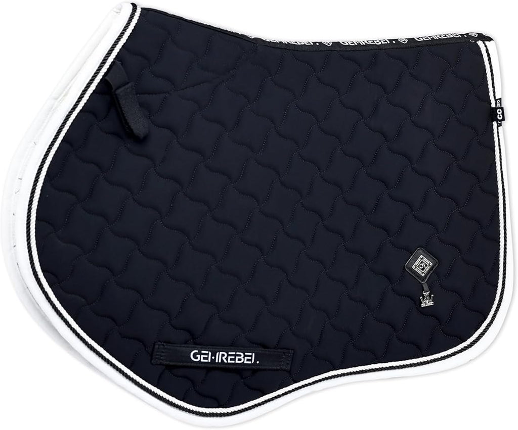 Close Contact Non-Slip Design Horse Riding Pad Moisture-Wicking Shock Absorbing English Saddle Pad for Horses
