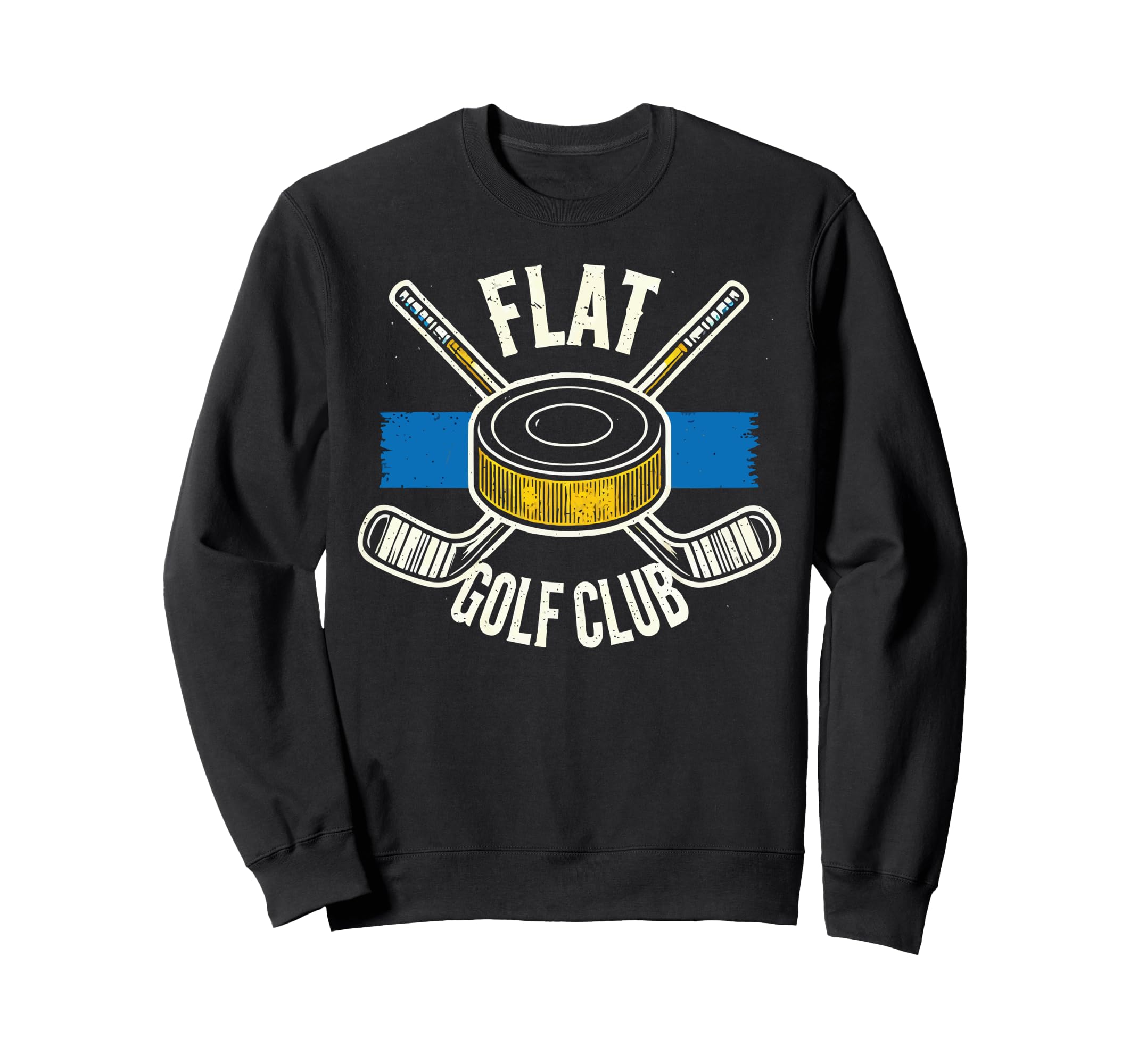 Funny Ice Hockey Player Winter Sweatshirt - Custom Art Print Men Women