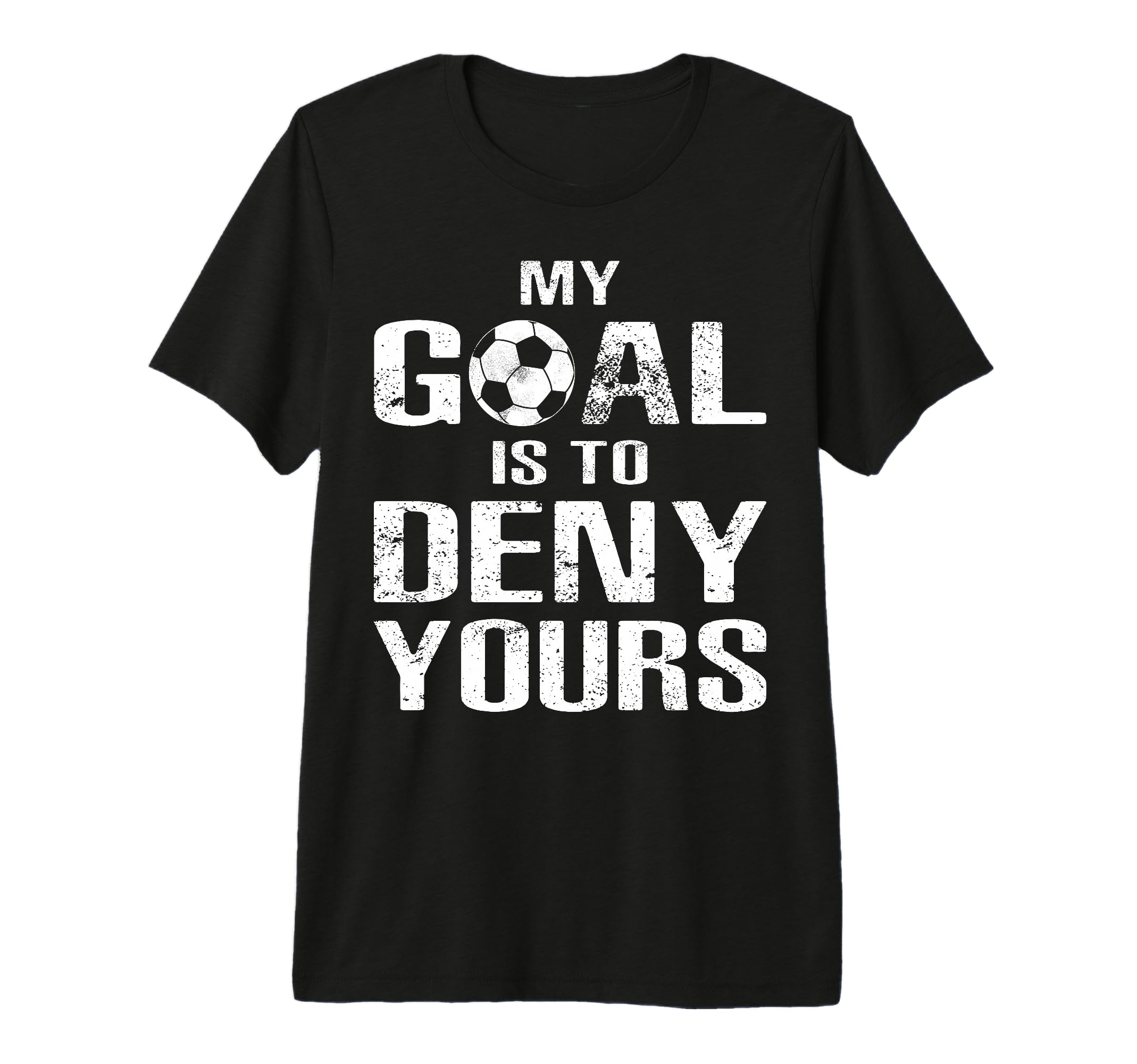 Soccer Goalkeeper Funny Soccer Goalie T-Shirt - Trendy Graphic for Adults