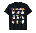 Halloween Pe Teacher Ghost Playing T-Shirt - Custom Art Print Men Women
