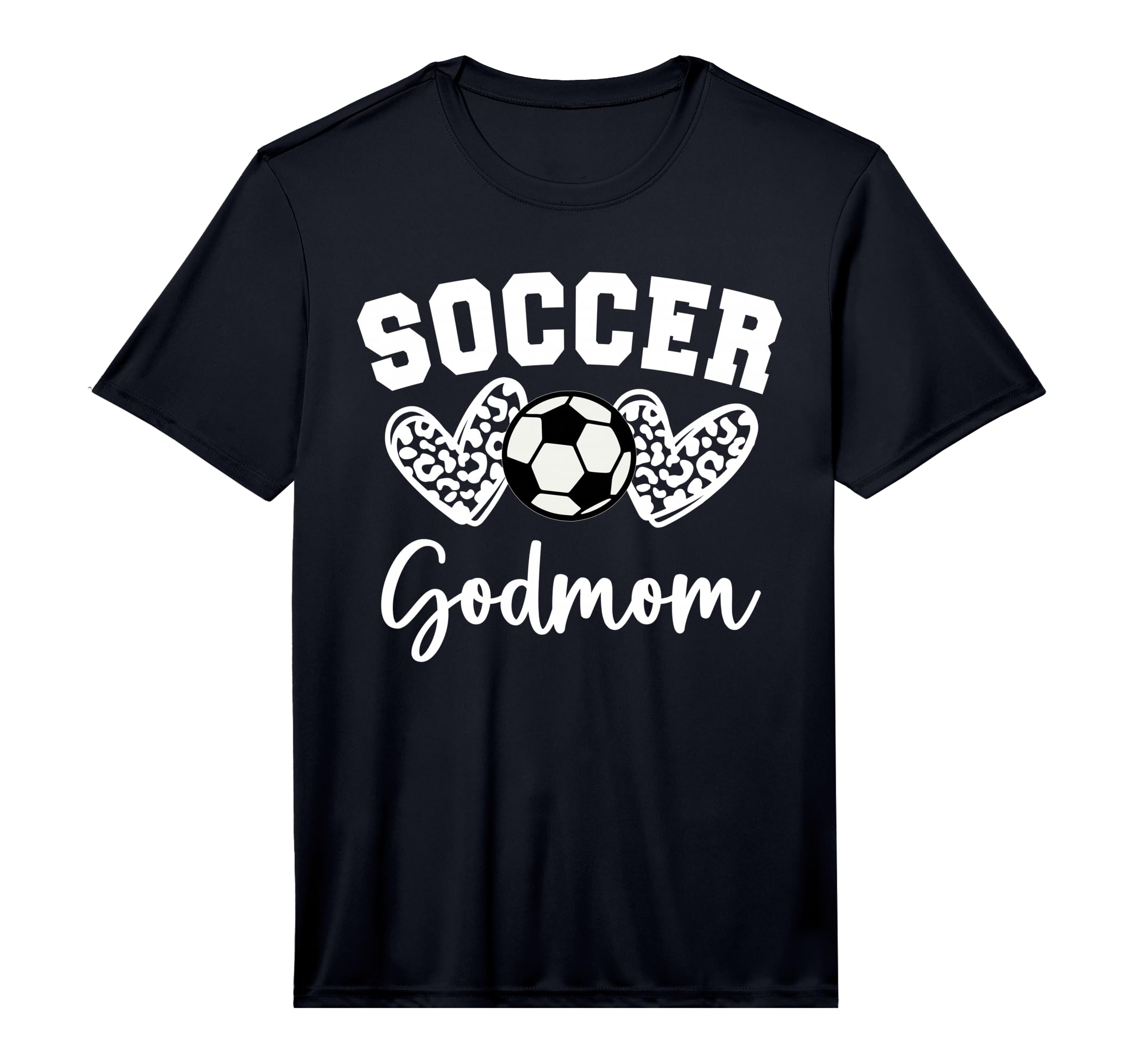 Soccer Godmom Matching Family Soccer T-Shirt - Unique Graphic Men Women
